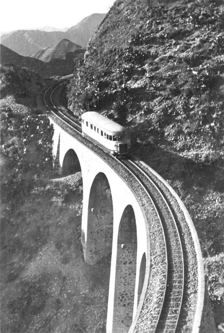 Steam Train in Mountains